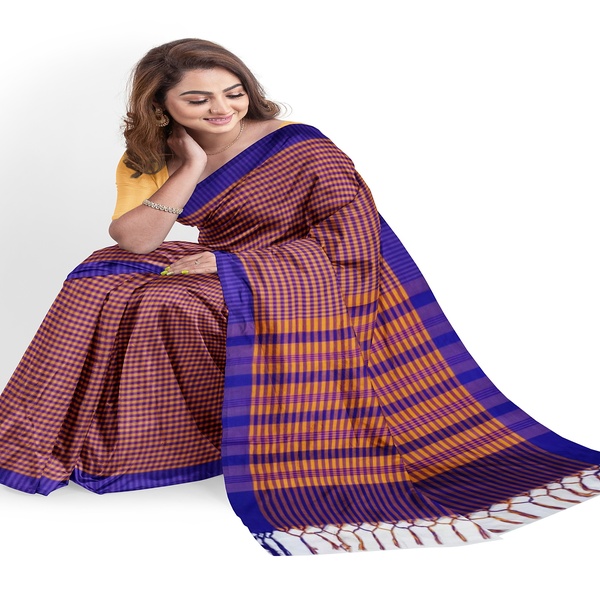 eWe - The Handloom Store+Handloom Saree with Handloom Mark